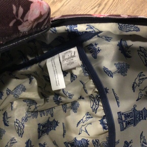 Black Floral/Pink Floral Heritage Mid-Volume Backpack - Picture 10 of 12